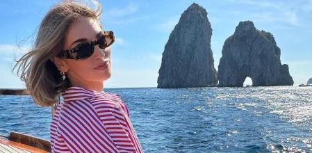 Chiara Ferragni durante sus vacaciones en Capri