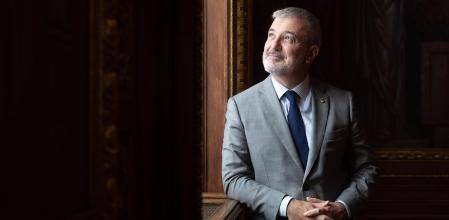 Jaume Collboni en el ayuntamiento