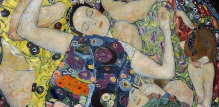 Gustav Klimt. El genio austriaco estandarte de la Secession pictórica, el movimiento vienés, acabó en 1913 el cuadro 'Virgen' (detalle) que puede admirarse en l aGalería Nacional de Chequia en Praga