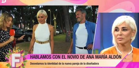 Ana María Aldón junto a su nueva ilusión