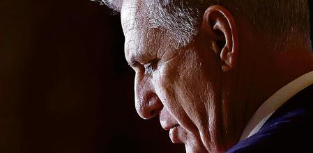 U.S. House Speaker Kevin McCarthy (R-CA) delivers remarks before unveiling a postage stamp honoring Civil Rights icon and former U.S. Representative John Lewis (D-GA) at the U.S. Capitol in Washington, U.S. June 21, 2023. REUTERS/Jonathan Ernst