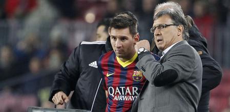 FOTO ALEX GARCIA MESSI REAPARECE CON DOS GOLES EN EL PARTIDO DE COPA DEL REY ENTRE EL FC BARCELONA Y EL GETAFE 2014/01/08