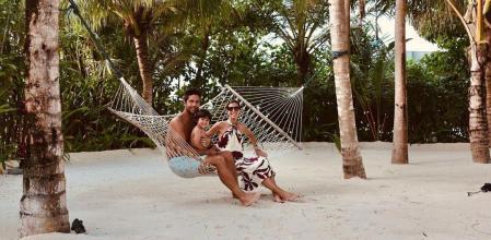 na Boyer y Fernando Verdasco en sus vacaciones en la isla