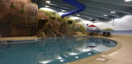 La piscina que hay en el “Survival”