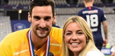 Sergio Rico y Alba Silva