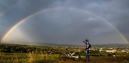 Arco iris doble en Manlleu.