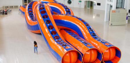 Expo Trena de Laia Estruch en la sala oval de MNAC