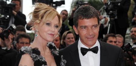 Actors Antonio Banderas and Melanie Griffith at the Opening Ceremony of the 64th Cannes International Film Festival and the screening of film 'Midnight in Paris' presented out of competition, in Cannes, France on May 11, 2011