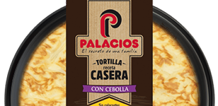 Una tortilla de patatas del Grupo Palacios.