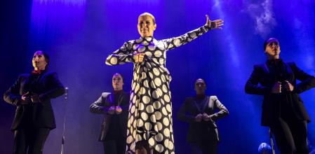 Sara Baras, durante una actuación el pasado verano en la Cerdanya