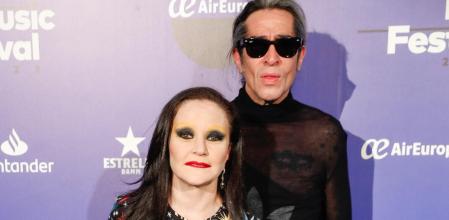 Alaska y Mario Vaquerizo en un acto en Madrid. 27/07/2023