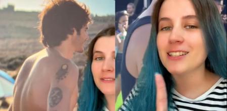 Umaru mostrando el tatuaje censurado de Álvaro Mel