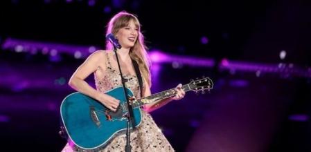 Taylor Swift en uno de sus últimos conciertos