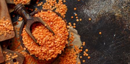 Las lentejas rojas son un alimento muy saludable