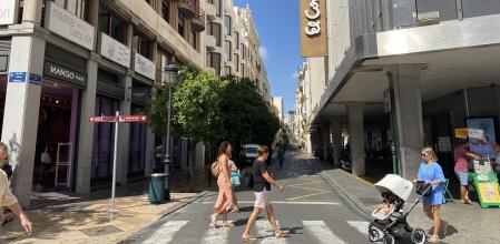 Final de la calle Don Juan de Austria de València