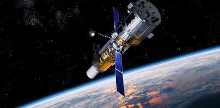 Where: Studio/office – Chino Hills, CA USA
When: 4-9-2018
Who/What: Who/What: I designed and built an original conceptual military reconnaissance satellite 3D scale model using various plastic and metal parts - details added with PhotoShop. Earth NASA URL- https://www.nasa.gov/sites/default/files/thumbnails/image/iss064e033237.jpg
The sky was created with PhotoShop layering of my time-exposure photographs of stars and added to simulate outer space.