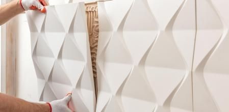 Los paneles decorativos 3D son un recurso muy interesante para revestir estancias.