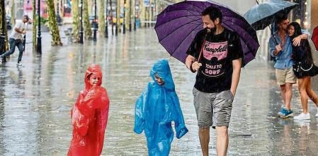 La lluvia llega con el inicio de septiembre.