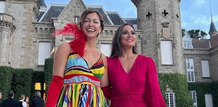 Tamara Falcó con su amiga Aline en la fiesta de cumpleaños