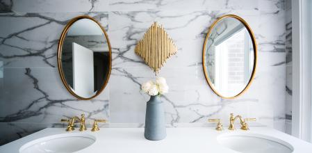 El aseo también puede ser una estancia llamativa dentro de la decoración de tu hogar.