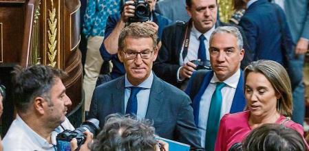 Segunda sesión del debate de investidura de Alberto Nuñez Feijoo, este martes en el Congreso de los Diputados, en Madrid.