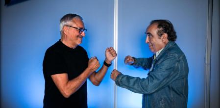 Xavier Melero y Ramón de España presentan el podcast 'Sopa de ganso'