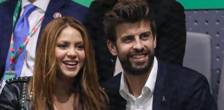 Shakira y Piqué en 2019 durante la final de la Copa Davis