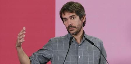 Ernest Urtasun este lunes en rueda de prensa