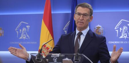 Feijóo rueda de prensa Sánchez candidato investidura