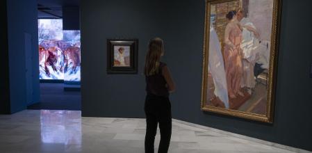 Obra de Sorolla en la exposición de Bancaja