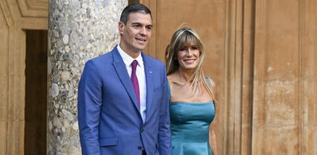 Begoña Gómez y Pedro Sánchez en la Cumbre de la Política Europea