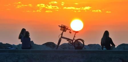 Amanecer cálido en Fuengirola.
