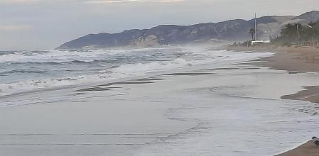 Regresión de la playa de Gavà.