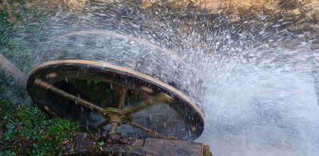 Molino aún en funcionamiento en la Vall d'Ora.
