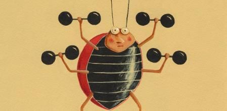 Ilustración de João Vaz de Carvalho para 'Es que me crucé con…', de Agnès de Lestrade