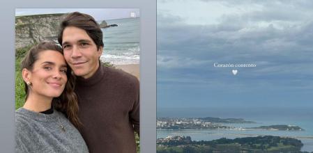 María Pombo y Pablo Castellano muestran los avances de su casa en Cantabria.