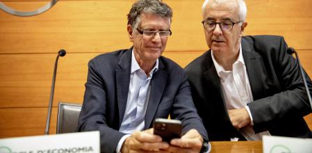 Jaume Guardiola y Miquel Nadal, presidente y director general del Cercle d'Economia