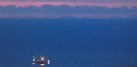 Mallorca divisada desde Vallvidrera.