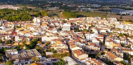 Panorámica del municipio de Tordera en el Maresme