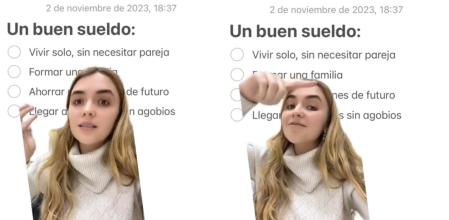 Una joven explica por qué 2.000 euros al mes no son suficientes