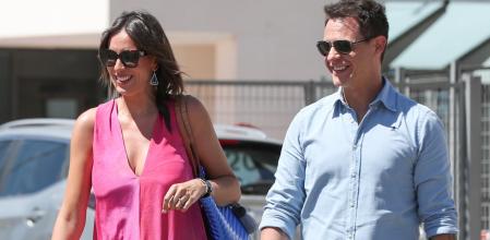 Presenter Cristian Galvez and journalist Patricia Pardo  at photocall for Querer Foundation event in Madrid on Thursday, 27 April 2023.