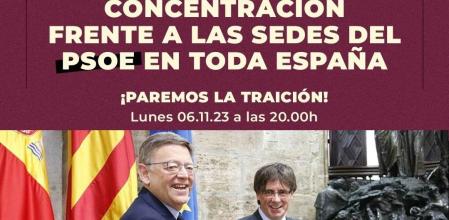 Cartel que está circulando en redes sociales y alentado por líderes de Vox