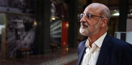 El escritor Fernando Aramburu fotografiado en Madrid