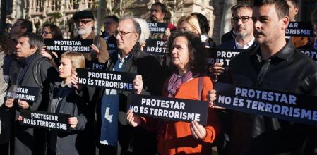 Acto unitario ante el TSJC para denunciar la 