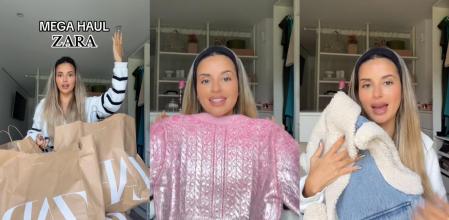 Natalia Osona muestra a sus seguidores sus compras en Zara