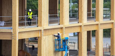 El uso de la madera como material de obra es una tendencia al alza