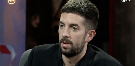 David Broncano pone su cara de póker para no responder a Inma Cuesta