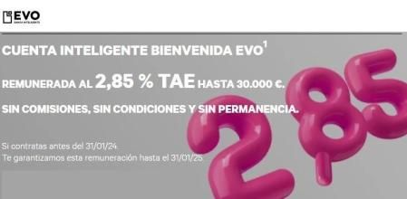 Cuenta inteligente de Evo Banco