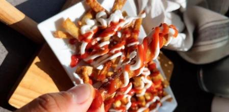 Patatas fritas de tofu