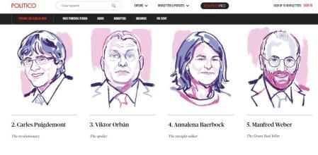 La lista de los 28 personajes más influyentes según Politico